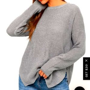 Lulus Grey Sweater